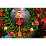 Ornament brad, Flippy, Clopotel, Om de zapada, Rosu, Lucios, 10*28CM, Acril, Interior/ Exterior - vivimall.ro