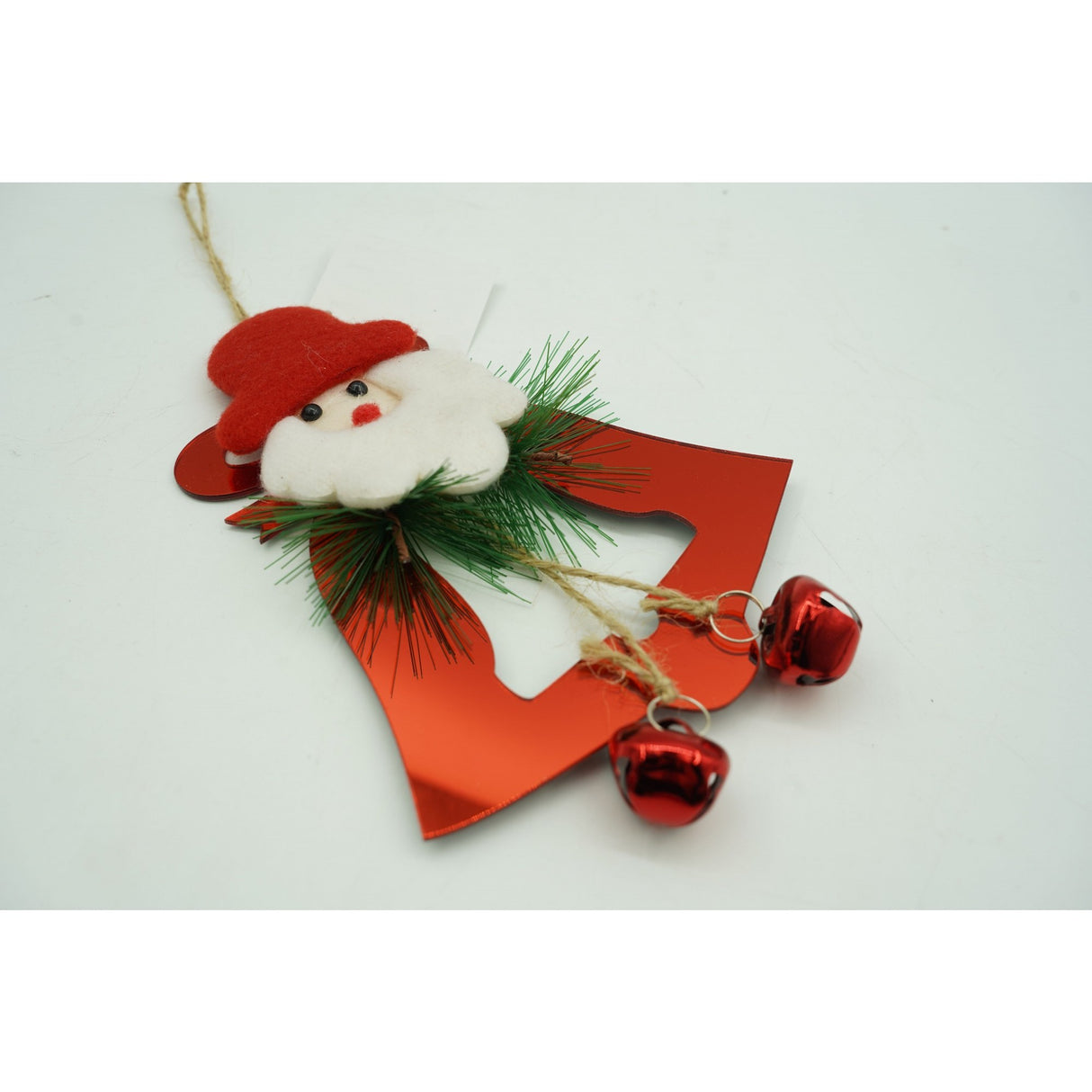 Ornament brad, Flippy, Clopotel, Rosu, Lucios, 15*20CM, Acril, Interior/ Exterior - vivimall.ro