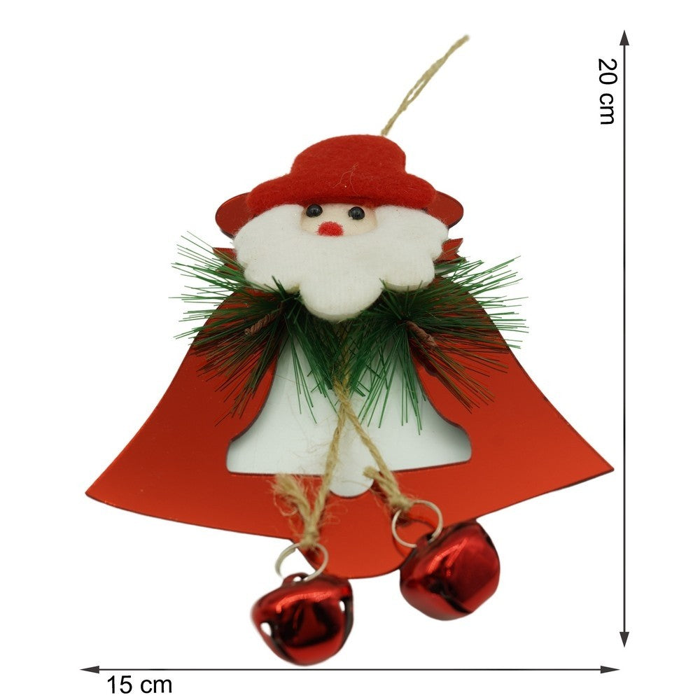 Ornament Brad, Clopotel, Lucios, 15*20Cm, Acril, Interior/ Exterior