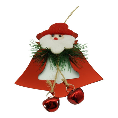 Ornament brad, Flippy, Clopotel, Rosu, Lucios, 15*20CM, Acril, Interior/ Exterior - vivimall.ro