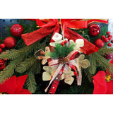 Ornament brad, Flippy, Fulg de nea, Auriu, Lucios, 16*16CM, Acril, Interior/ Exterior - vivimall.ro