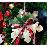 Ornament Brad, Fulg De Nea, Lucios, 16*16Cm, Acril, Interior/ Exterior
