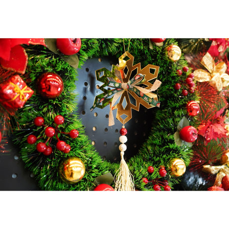 Ornament Brad, Fulg De Nea, Lucios, 16*30Cm, Acril, Interior/ Exterior