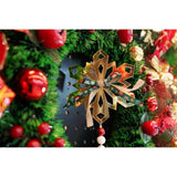 Ornament Brad, Fulg De Nea, Lucios, 16*30Cm, Acril, Interior/ Exterior