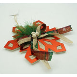 Ornament Brad, Fulg De Nea, Lucios, 15*15Cm, Acril, Interior/ Exterior