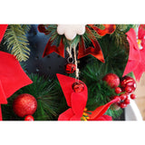 Ornament brad, Flippy, Funda cu clopotei, Rosu, Lucios, 15*20CM, Acril, Interior/ Exterior - vivimall.ro