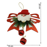 Ornament Brad, Funda Cu Clopotei, Lucios, 15*20Cm, Acril, Interior/ Exterior