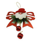 Ornament brad, Flippy, Funda cu clopotei, Rosu, Lucios, 15*20CM, Acril, Interior/ Exterior - vivimall.ro
