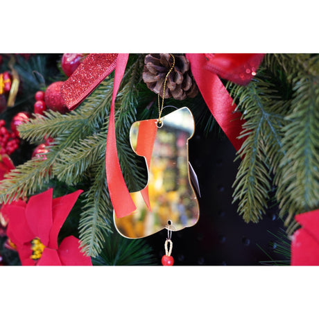 Ornament Brad, Gheata, Lucios, 10*25Cm, Acril, Interior/ Exterior