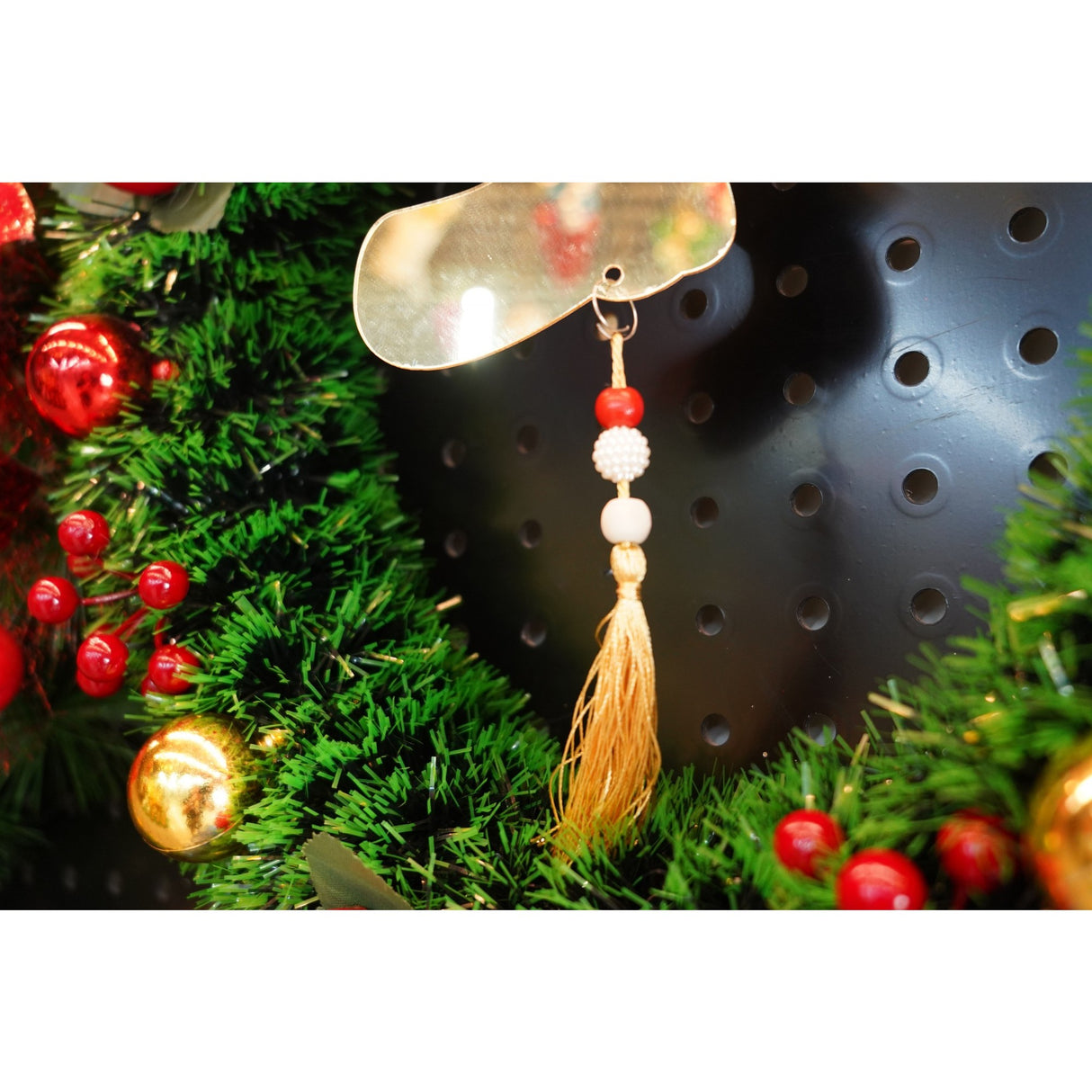 Ornament Brad, Gheata, Lucios, 10*25Cm, Acril, Interior/ Exterior