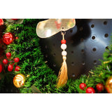 Ornament brad, Flippy, Gheata, Auriu, Lucios, 10*25CM, Acril, Interior/ Exterior - vivimall.ro