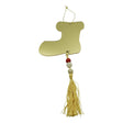Ornament brad, Vivimall, Gheata, Auriu, Lucios, 10*25CM, Acril, Interior/ Exterior - vivimall.ro