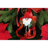 Ornament Brad, Gheata Cu Clopotei, Lucios, 15*20Cm, Acril, Interior/ Exterior