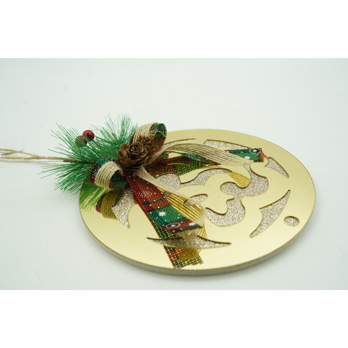 Ornament brad, Flippy, Glob, Auriu, Lucios, 17*17CM, Acril, Interior/ Exterior - vivimall.ro