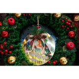 Ornament Brad, Glob, Lucios, 17*17Cm, Acril, Interior/ Exterior