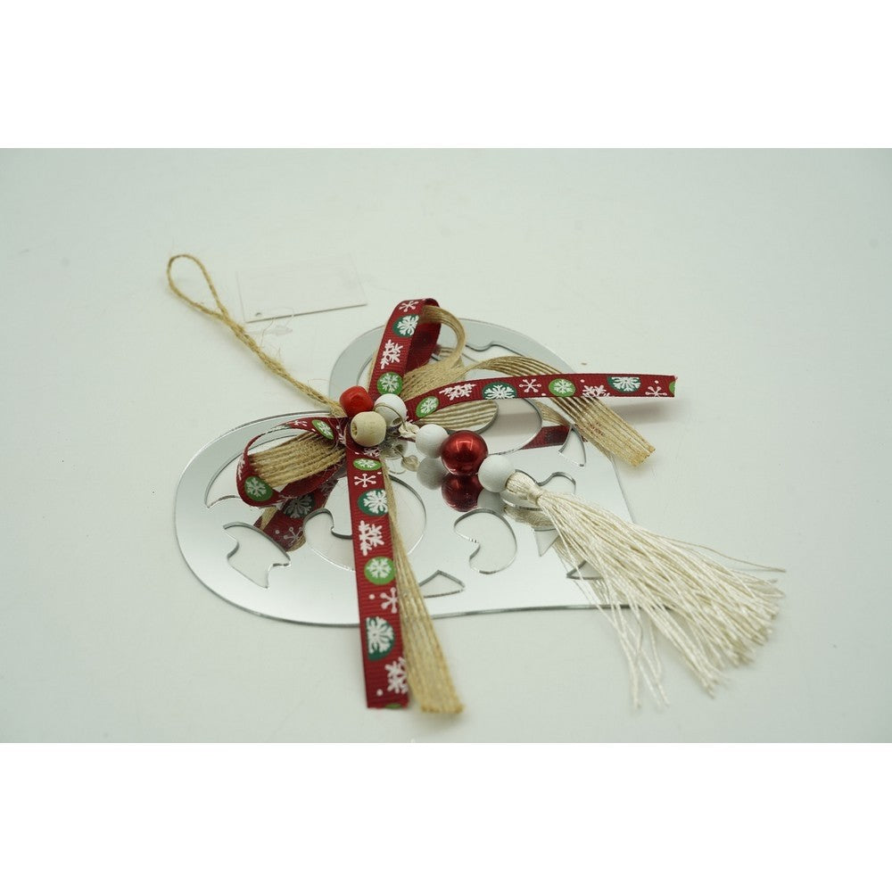 Ornament Brad, Inima, Lucios, 14*26Cm, Acril, Interior/ Exterior