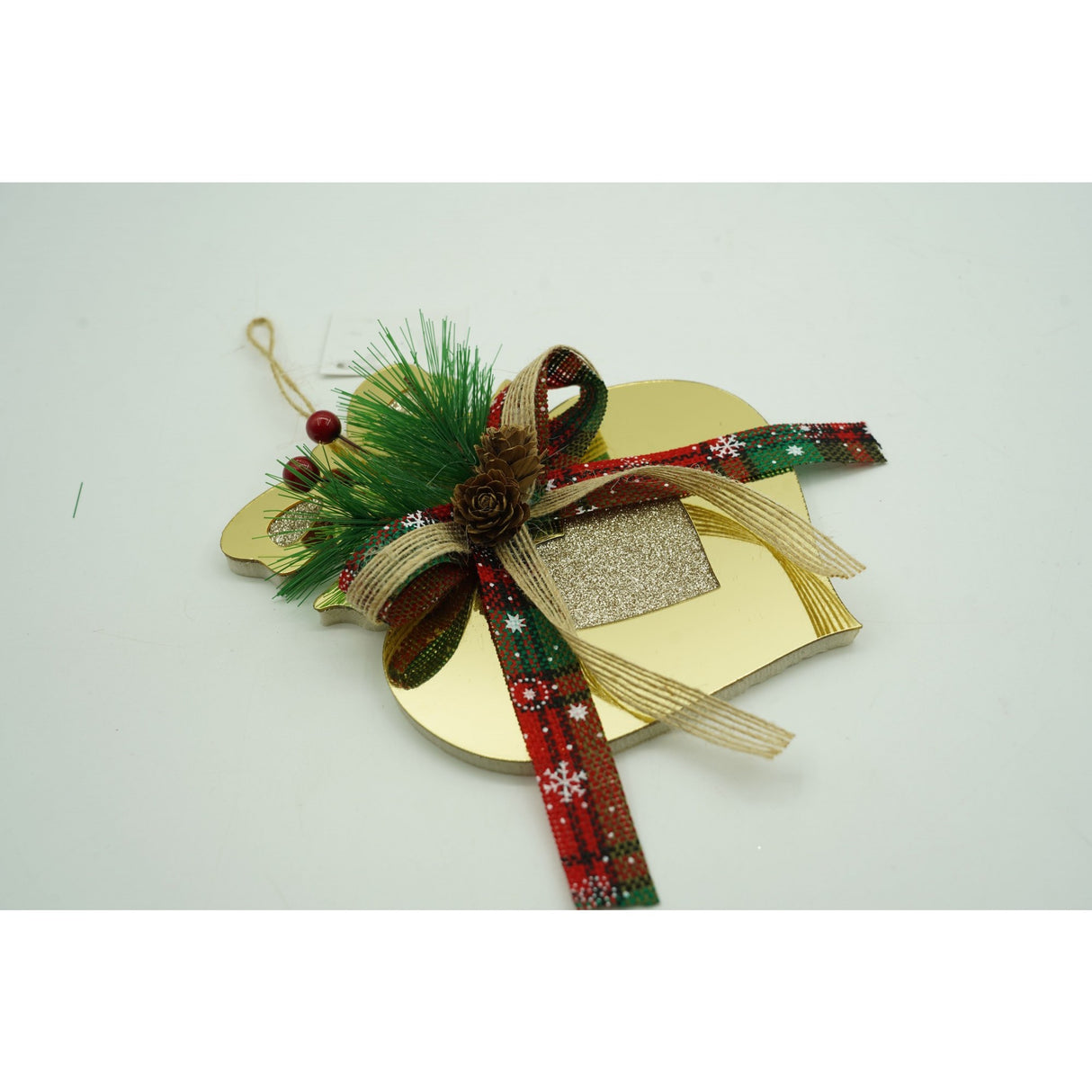 Ornament Brad, Inima, Lucios, 15*16Cm, Acril, Interior/ Exterior