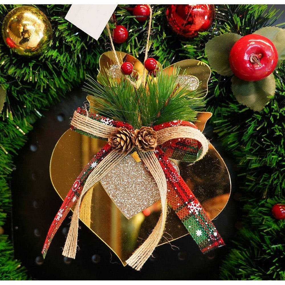 Ornament Brad, Inima, Lucios, 15*16Cm, Acril, Interior/ Exterior