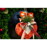 Ornament brad, Flippy, Inima, Rosu, Lucios, 15*15CM, Acril, Interior/ Exterior - vivimall.ro