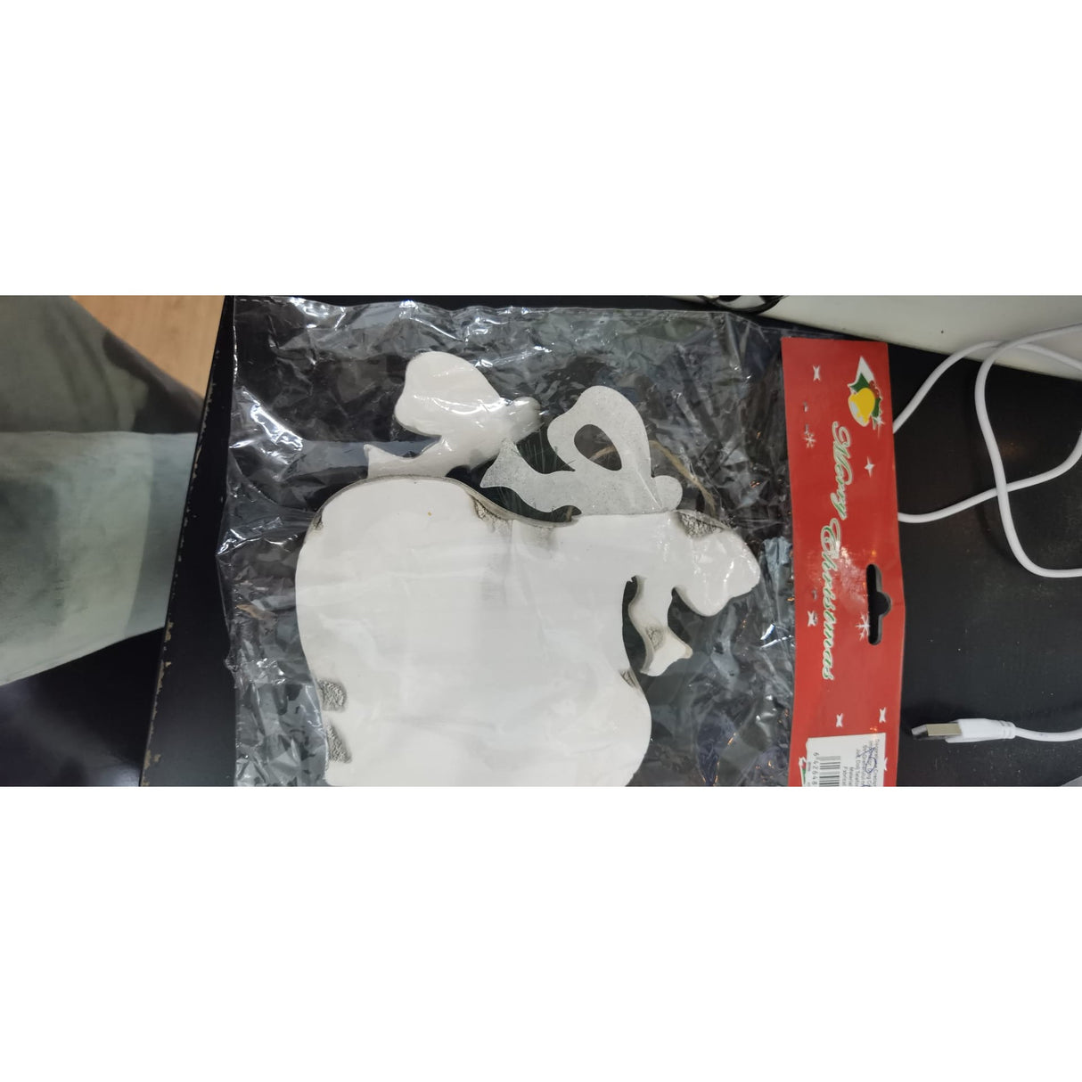 Ornament brad, Vivimall, Inima, Rosu, Lucios, 15*15CM, Acril, Interior/ Exterior, Resigilat - vivimall.ro