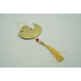 Ornament brad, Flippy, Luna, Auriu, Lucios, 10*25CM, Acril, Interior/ Exterior - vivimall.ro