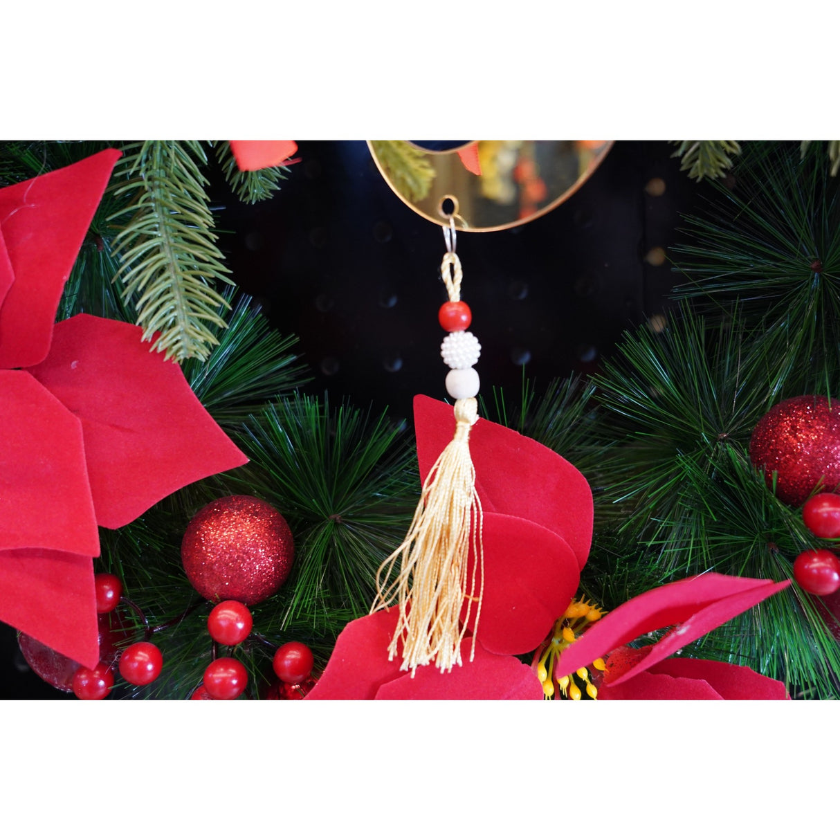 Ornament brad, Flippy, Luna, Auriu, Lucios, 10*25CM, Acril, Interior/ Exterior - vivimall.ro