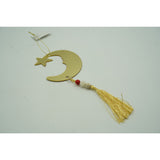 Ornament brad, Flippy, Luna, Auriu, Lucios, 10*25CM, Acril, Interior/ Exterior - vivimall.ro