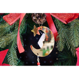 Ornament brad, Flippy, Luna, Auriu, Lucios, 10*25CM, Acril, Interior/ Exterior - vivimall.ro