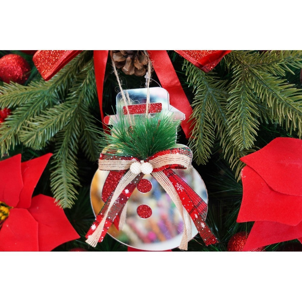 Ornament Brad, Om De Zapada, Lucios, 14*17Cm, Acril, Interior/ Exterior