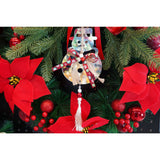 Ornament brad, Flippy, Om de zapada, Argintiu, Lucios, 14*26CM, Acril, Interior/ Exterior - vivimall.ro