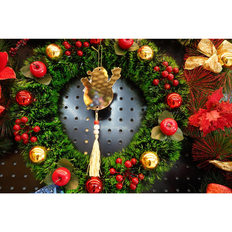 Ornament brad, Flippy, Om de zapada, Auriu, Lucios, 10*23CM, Acril, Interior/ Exterior - vivimall.ro