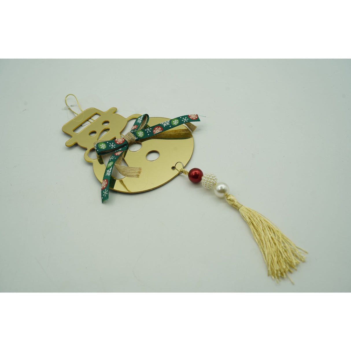 Ornament brad, Flippy, Om de zapada, Auriu, Lucios, 14*30CM, Acril, Interior/ Exterior - vivimall.ro