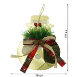 Ornament brad, Flippy, Om de zapada, Auriu, Lucios, 16*17CM, Acril, Interior/ Exterior - vivimall.ro