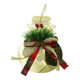 Ornament brad, Flippy, Om de zapada, Auriu, Lucios, 16*17CM, Acril, Interior/ Exterior - vivimall.ro