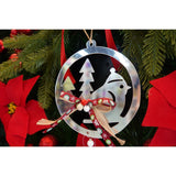 Ornament brad, Flippy, Pasare, Argintiu, Lucios, 14*26CM, Acril, Interior/ Exterior - vivimall.ro