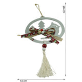 Ornament brad, Flippy, Pasare, Argintiu, Lucios, 14*26CM, Acril, Interior/ Exterior - vivimall.ro