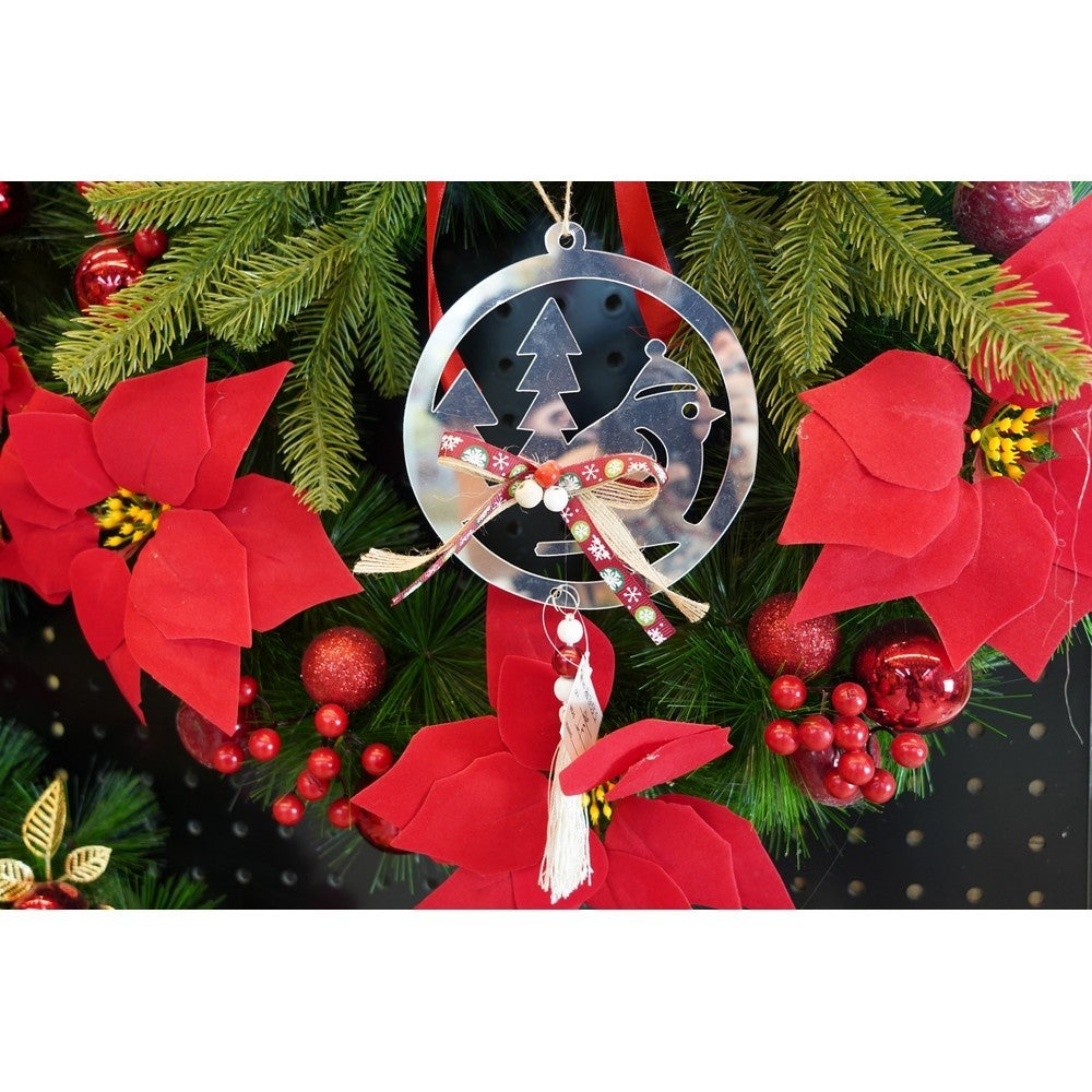 Ornament Brad, Pasare, Lucios, 14*26Cm, Acril, Interior/ Exterior