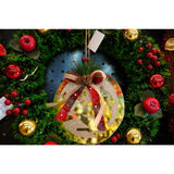 Ornament brad, Flippy, Pasare, Auriu, Lucios, 17*17CM, Acril, Interior/ Exterior - vivimall.ro