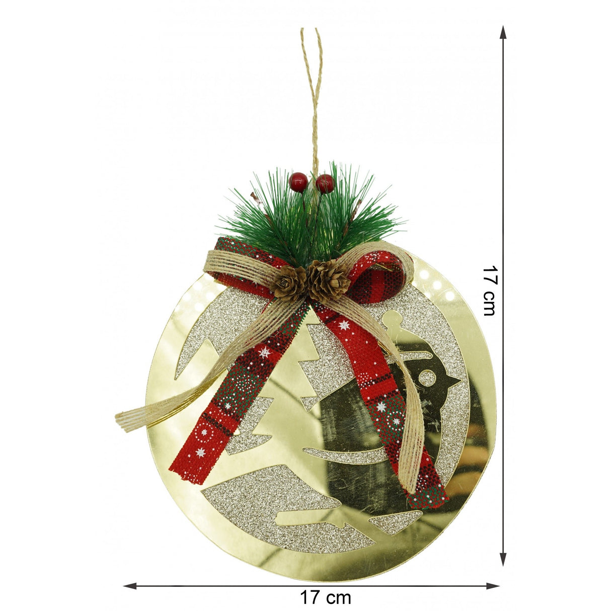 Ornament Brad, Pasare, Lucios, 17*17Cm, Acril, Interior/ Exterior