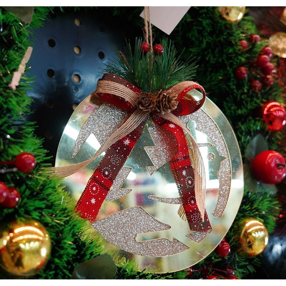 Ornament Brad, Pasare, Lucios, 17*17Cm, Acril, Interior/ Exterior