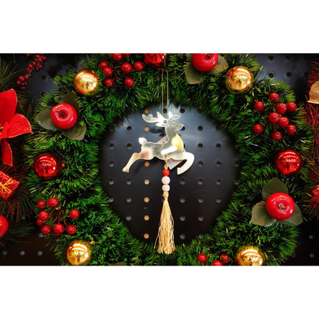 Ornament brad, Flippy, Ren, Auriu, Lucios, 10*25CM, Acril, Interior/ Exterior - vivimall.ro