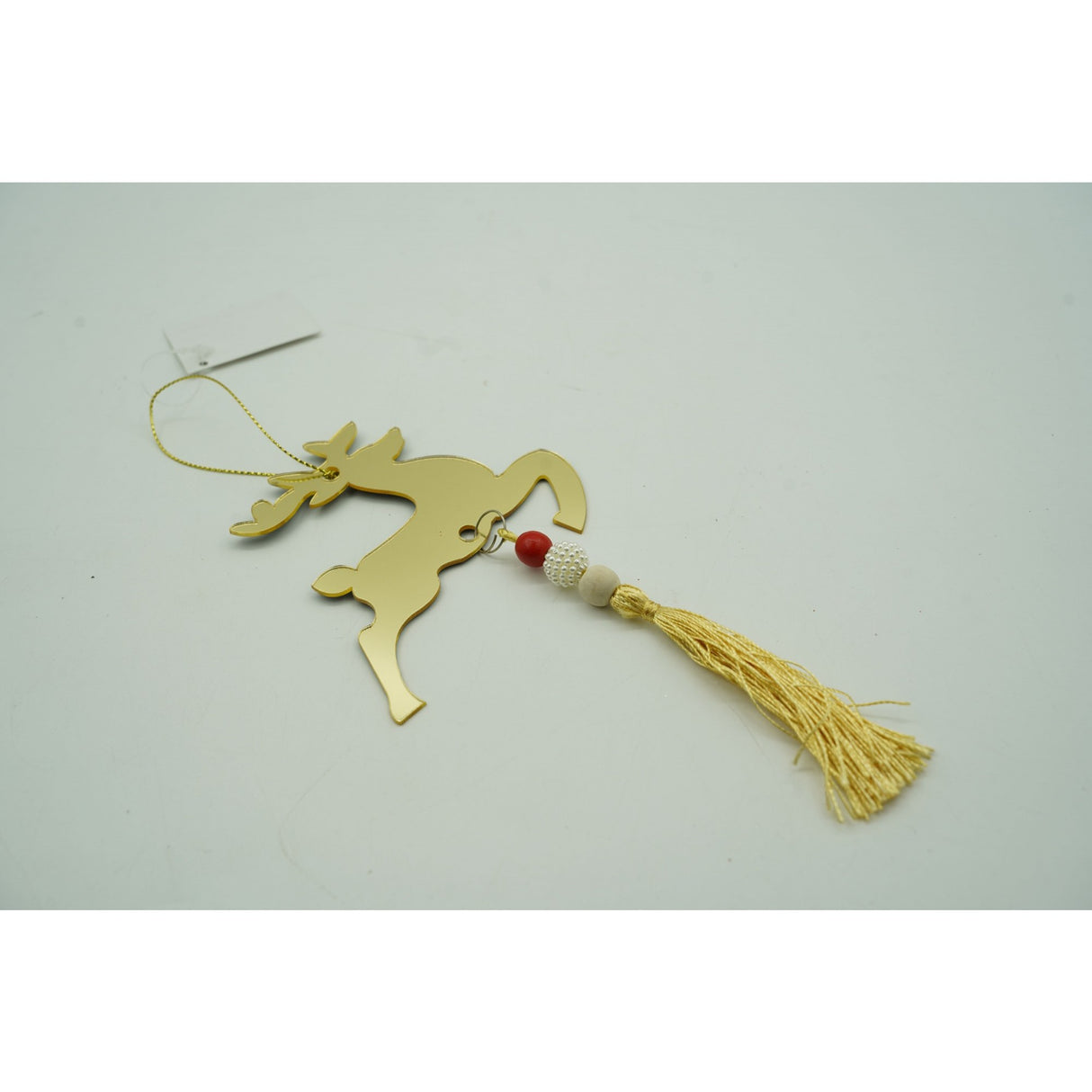 Ornament brad, Flippy, Ren, Auriu, Lucios, 10*25CM, Acril, Interior/ Exterior - vivimall.ro