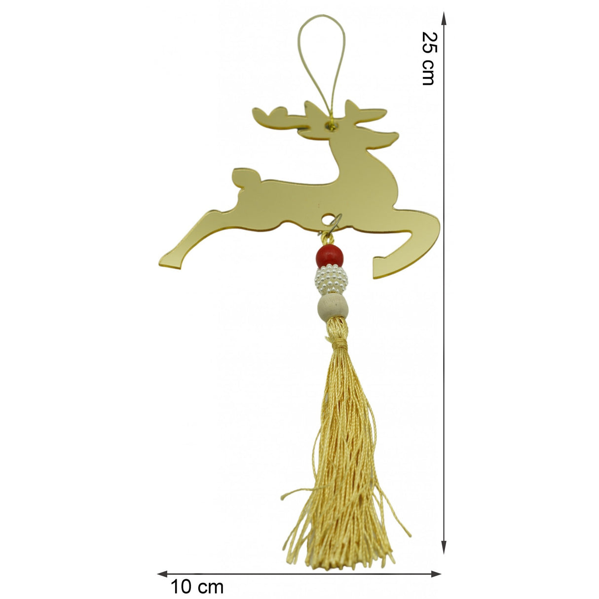Ornament Brad, Ren, Lucios, 10*25Cm, Acril, Interior/ Exterior
