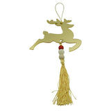 Ornament brad, Flippy, Ren, Auriu, Lucios, 10*25CM, Acril, Interior/ Exterior - vivimall.ro