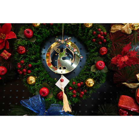 Ornament Brad, Ren, Lucios, 15*25Cm, Acril, Interior/ Exterior
