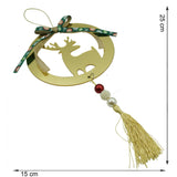 Ornament brad, Flippy, Ren, Auriu, Lucios, 15*25CM, Acril, Interior/ Exterior - vivimall.ro