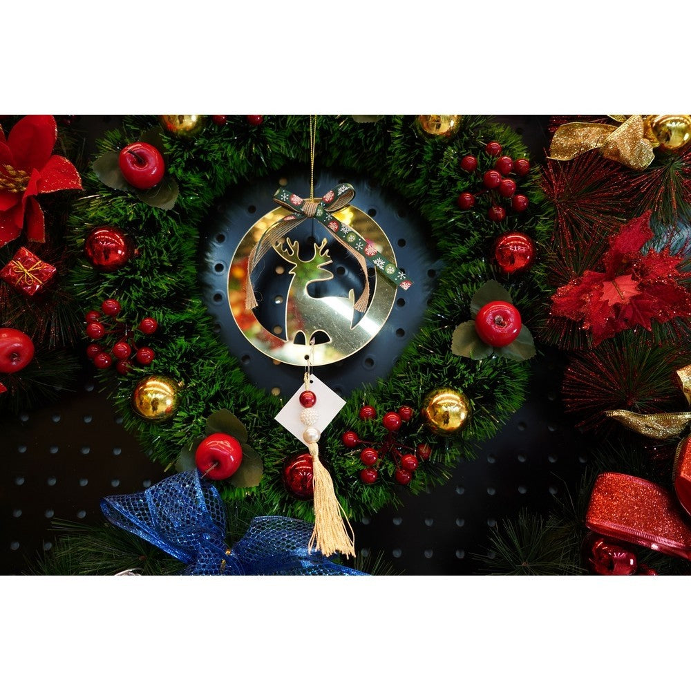 Ornament Brad, Ren, Lucios, 15*25Cm, Acril, Interior/ Exterior