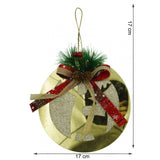 Ornament brad, Flippy, Ren, Auriu, Lucios, 17*17CM, Acril, Interior/ Exterior - vivimall.ro