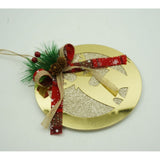 Ornament Brad, Ren, Lucios, 17*17Cm, Acril, Interior/ Exterior