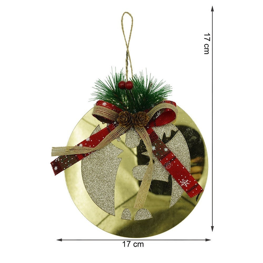 Ornament Brad, Ren, Lucios, 17*17Cm, Acril, Interior/ Exterior